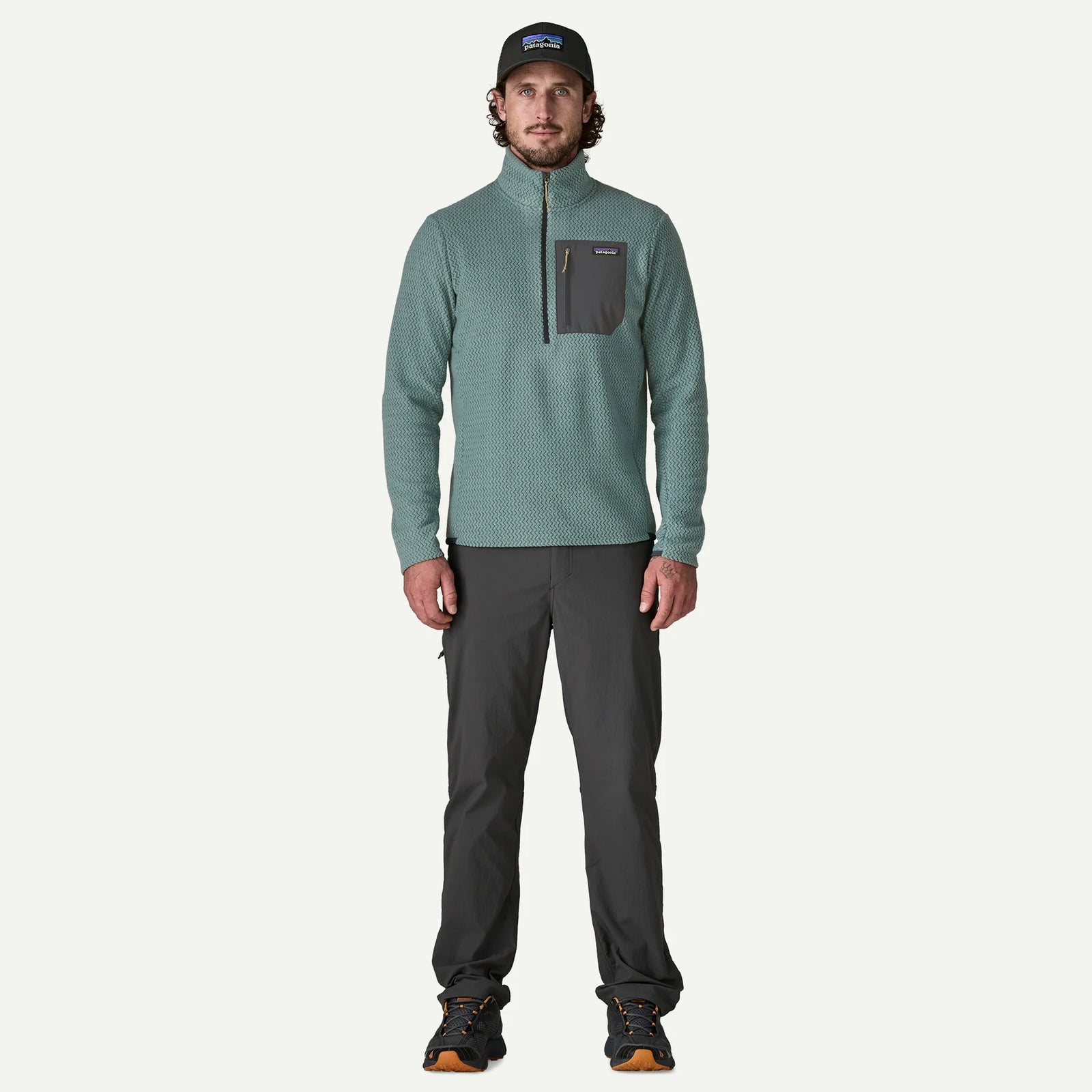 Patagonia M R1 Air Zip Neck BLUE SAGE