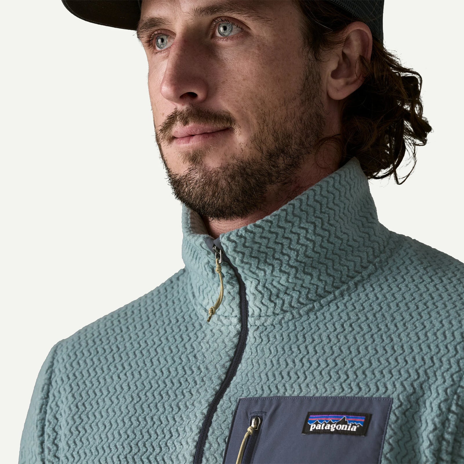 Patagonia M R1 Air Zip Neck BLUE SAGE