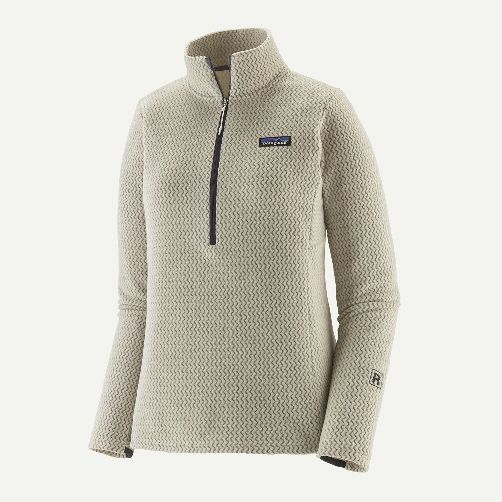 Patagonia W R1 Air Zip Neck WOOL WHITE