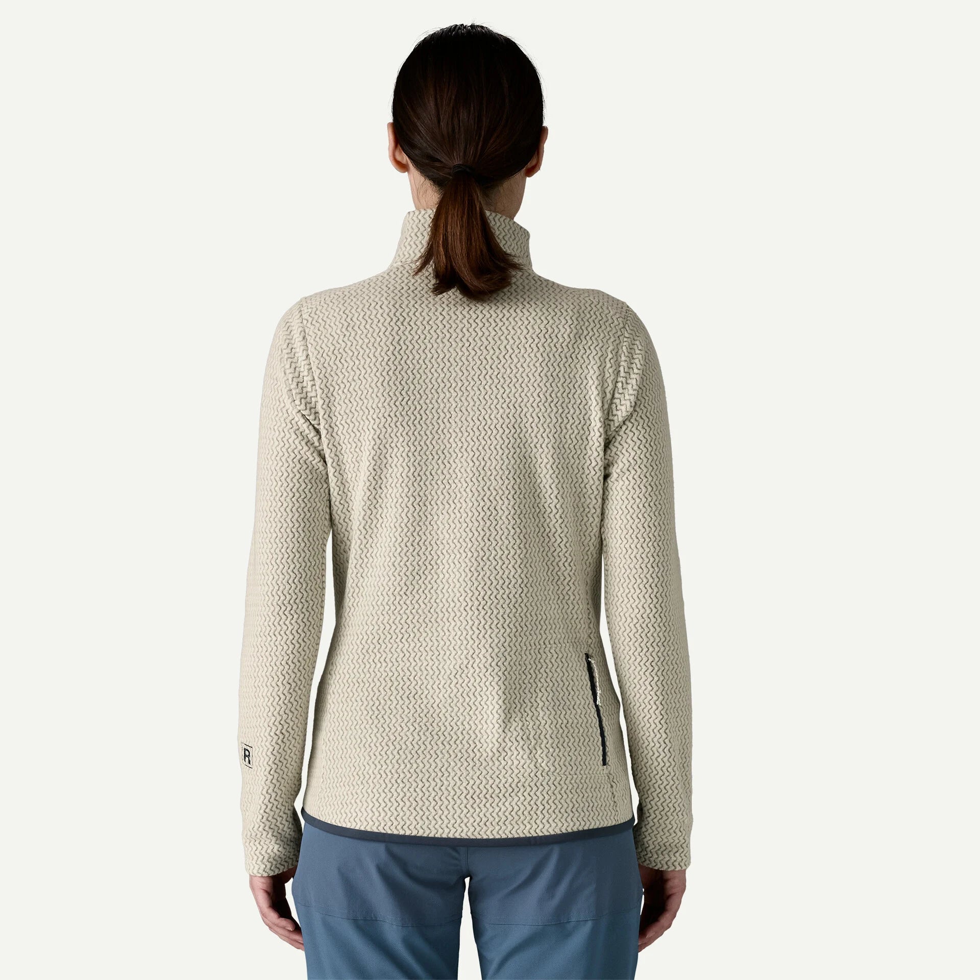 Patagonia W R1 Air Zip Neck WOOL WHITE