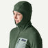 Patagonia W R1 Air Fleece Full Zip Hoody CANOPY GREEN