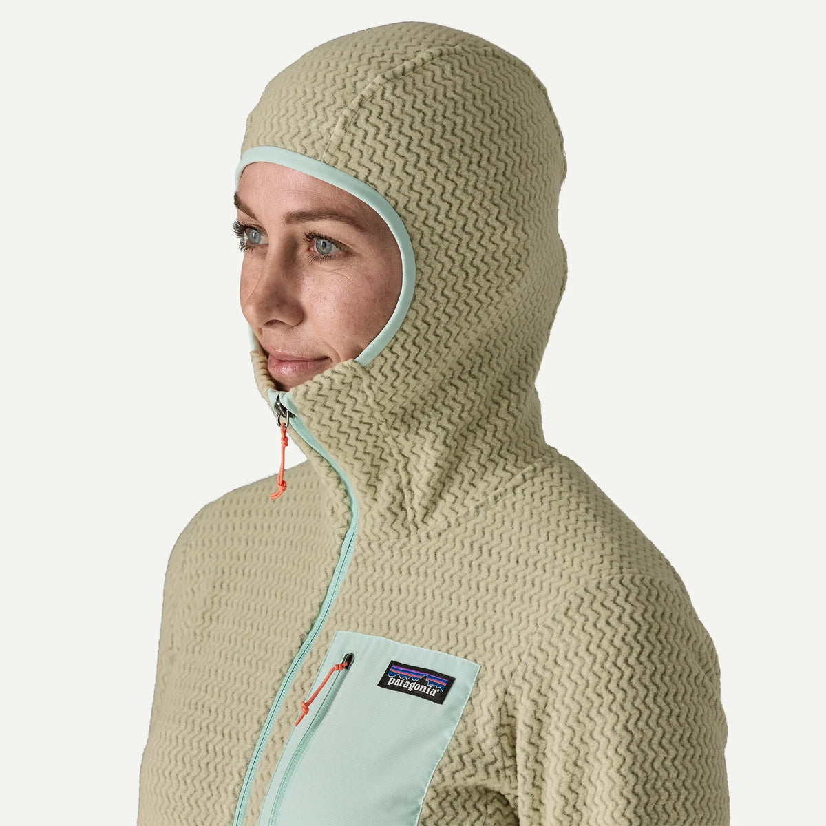 Patagonia W R1 Air Full Zip Hoody WEATHERED STONE