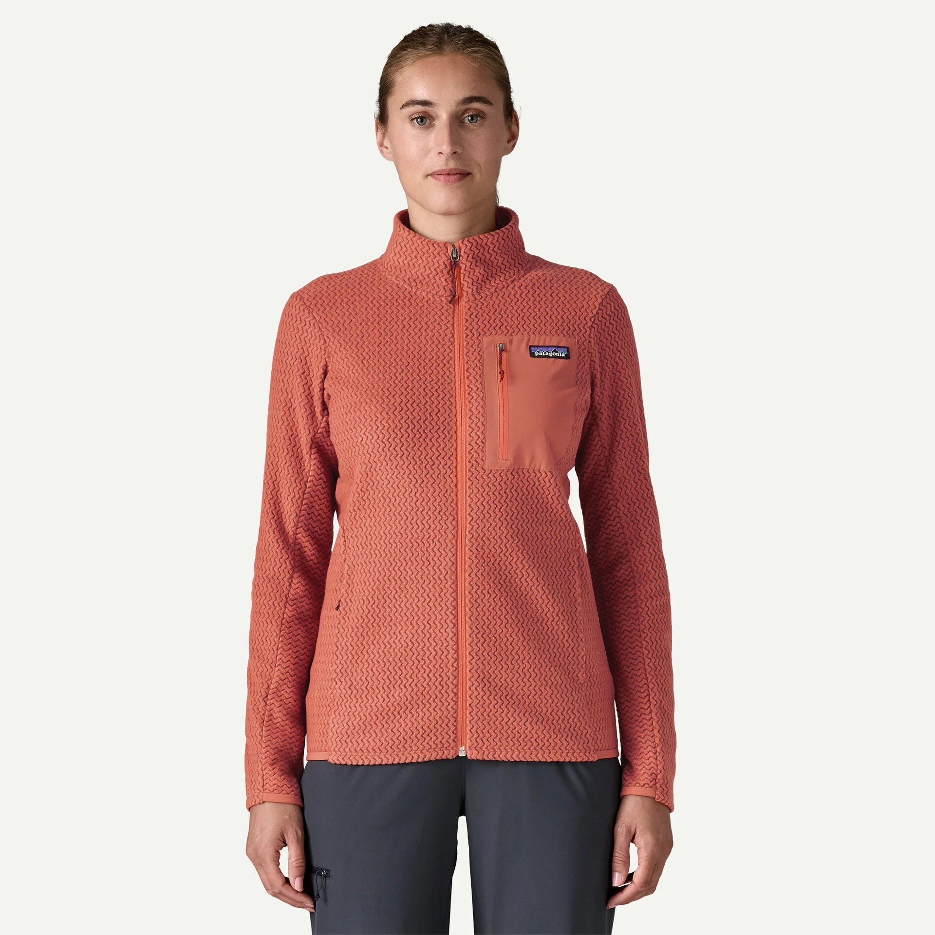 Patagonia W R1 Air Jacket POTTERS RED