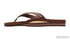 Rainbow W Double Layer 3/4" Leather Crystal EXPRESSO