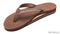 Rainbow W Double Layer 3/4" Leather Crystal EXPRESSO