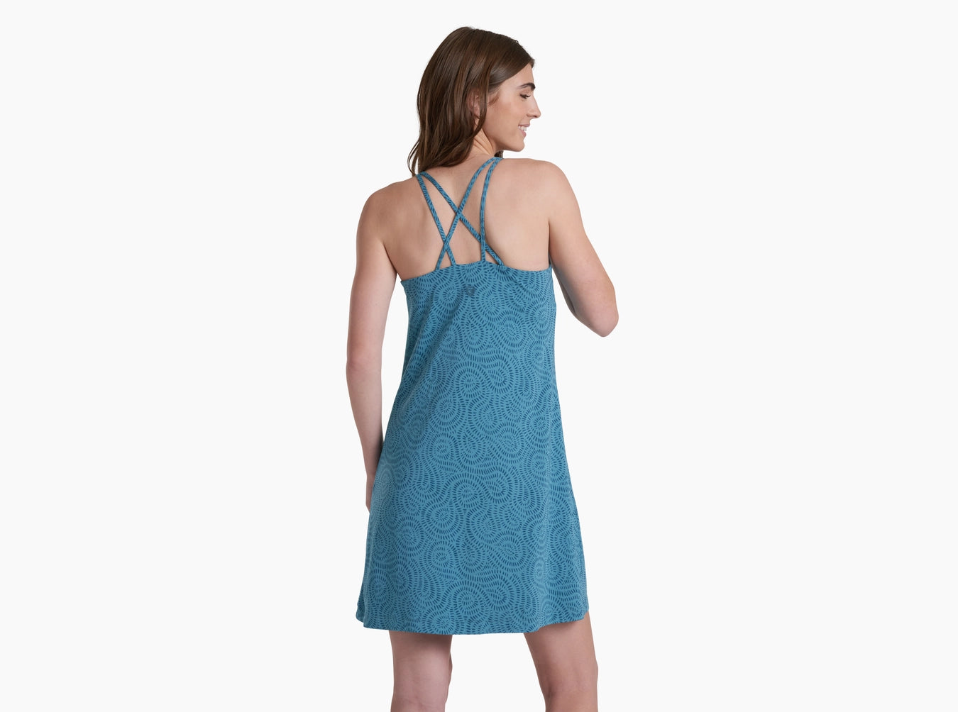 KUHL W Lyra Krossbak Dress ALPINE LAKE PRINT