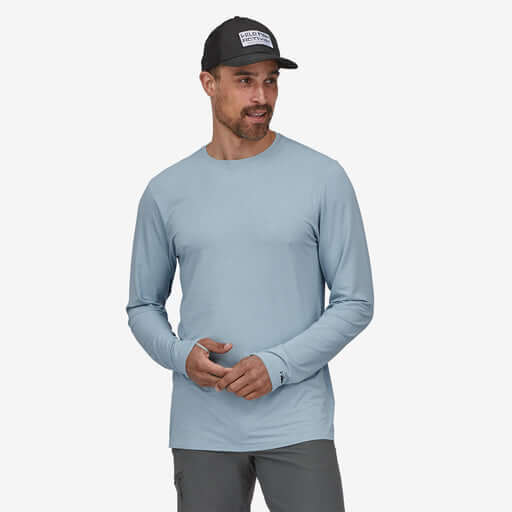 Patagonia M LS Tropic Comfort Crew STEAM BLUE