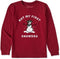 Life is Good Kids LS Crusher Not My First Snowdeo ADIRONDACK RED