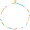 Pura Vida Mixed Seed Bead Stretch Anklet BLOOM
