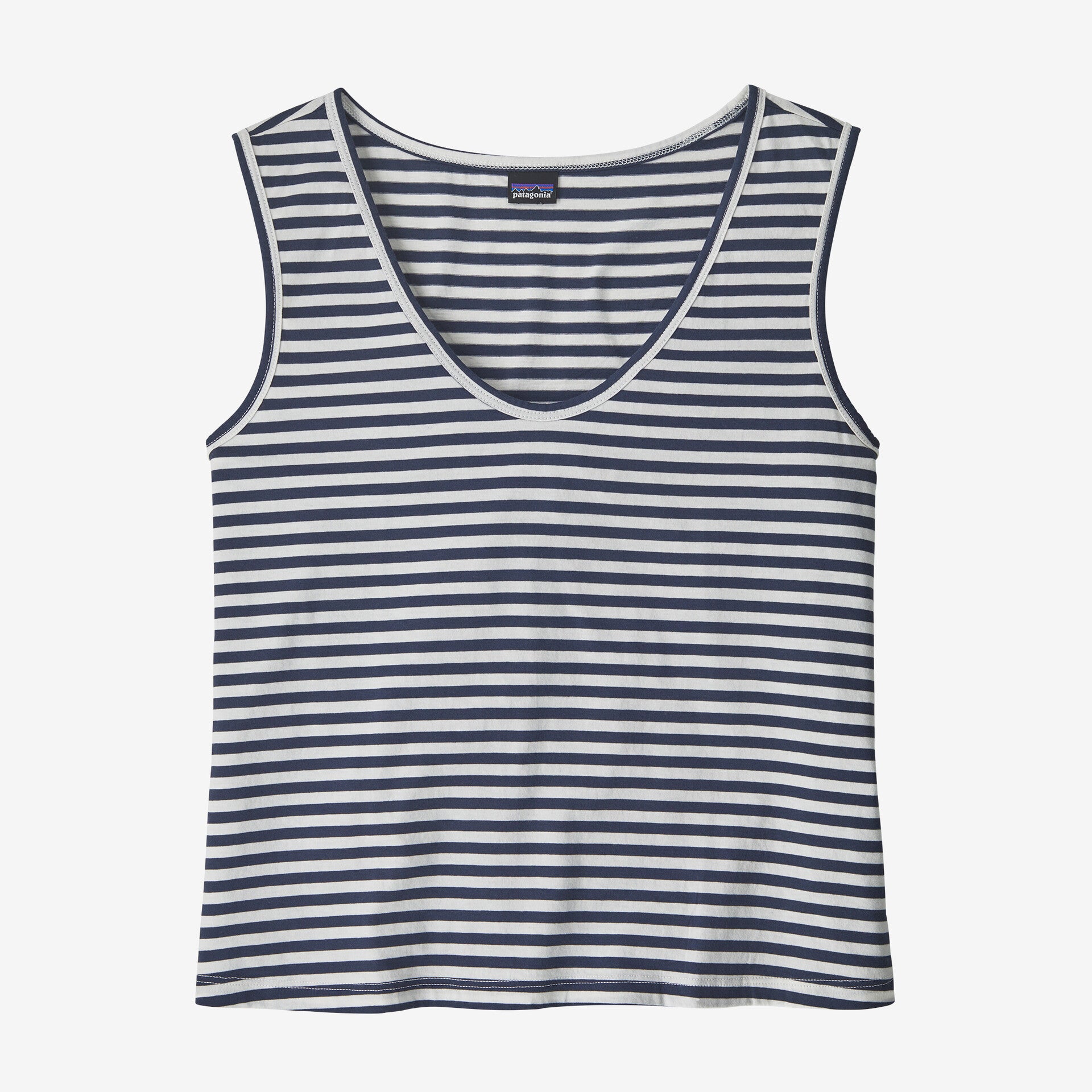 Patagonia W Regenerative Organic Cotton Tank FIELD DAY NAVY