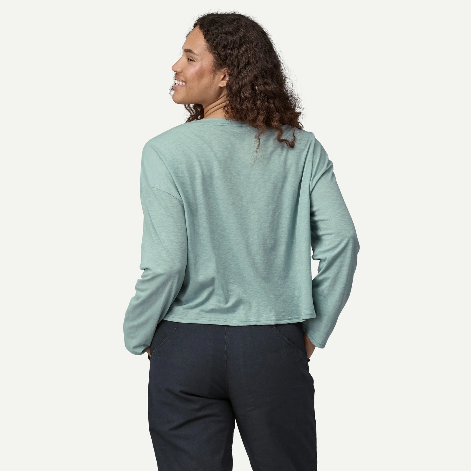 Patagonia W LS Mainstay Top THERMAL BLUE