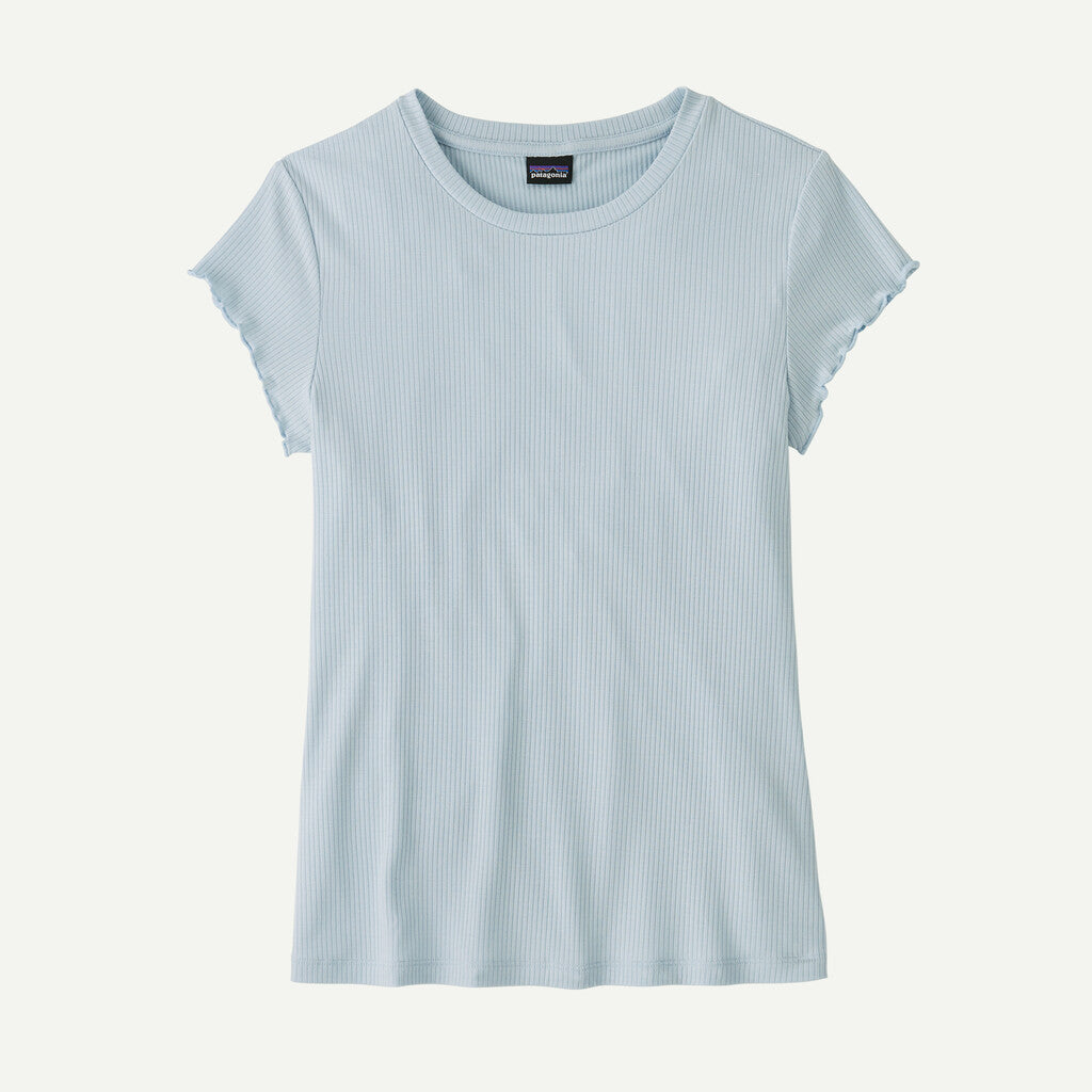Patagonia W Rib Knit Top FLECK BLUE