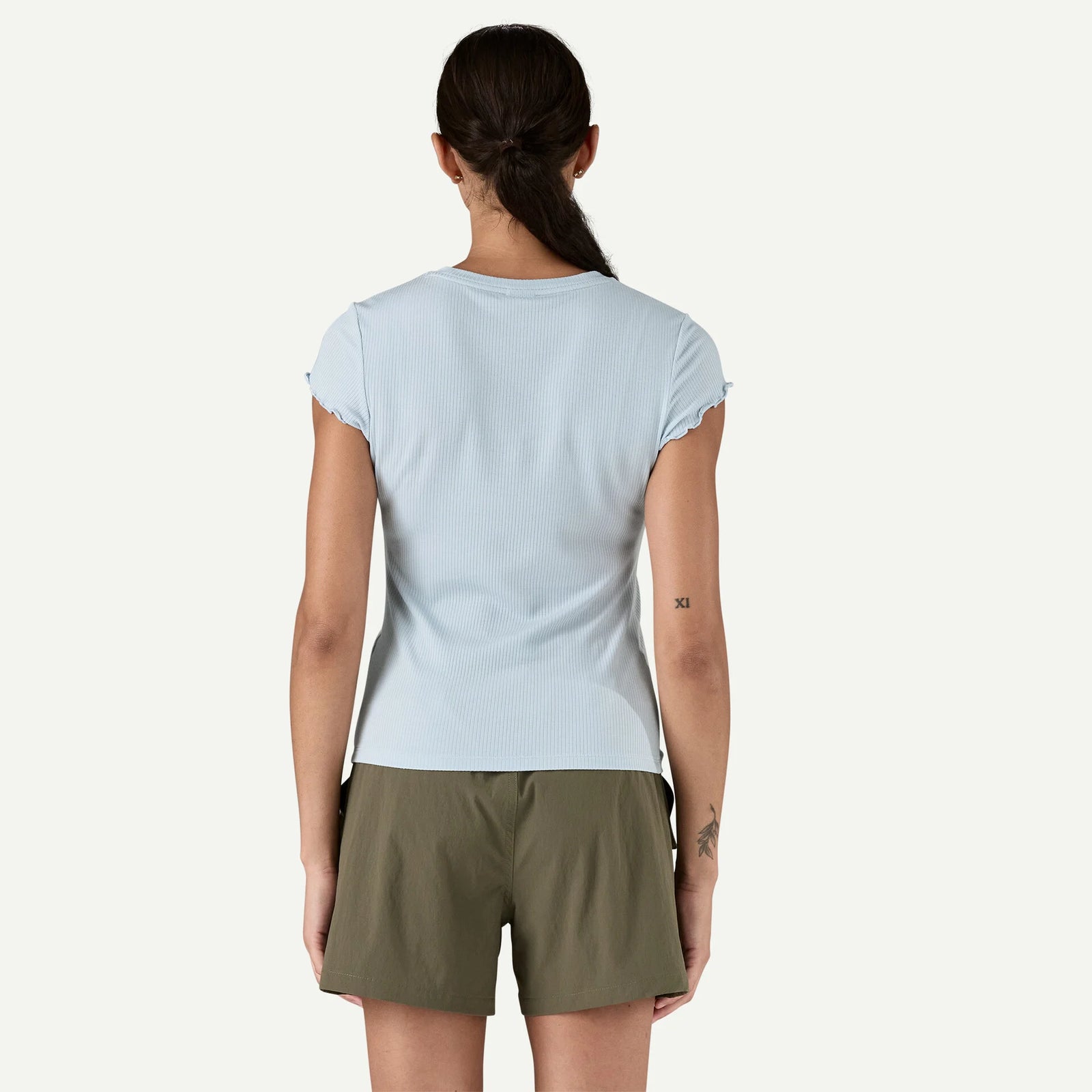 Patagonia W Rib Knit Top FLECK BLUE