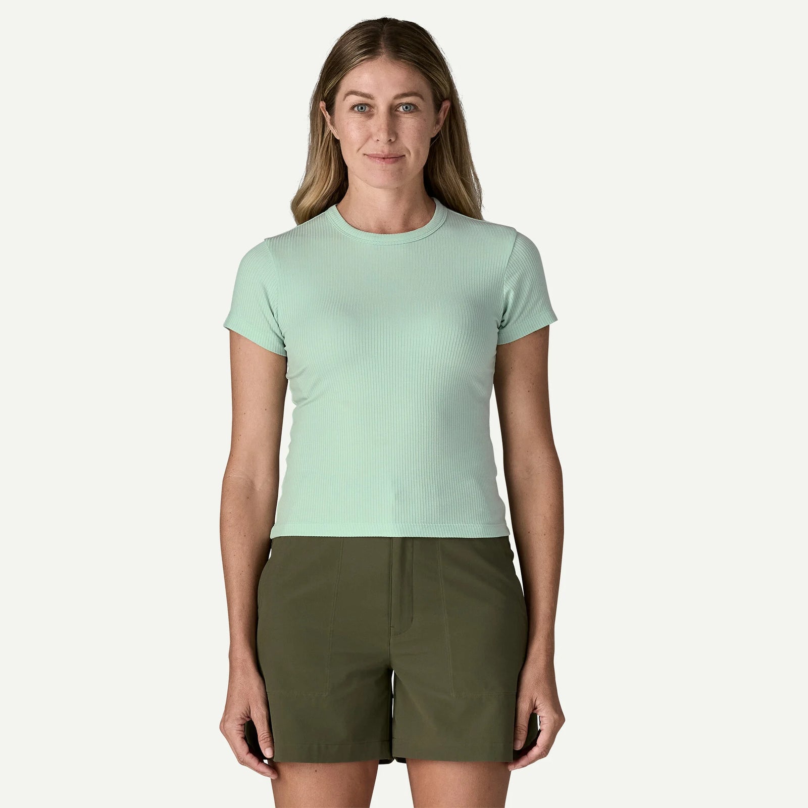 Patagonia W Rib Knit Top THIN ICE