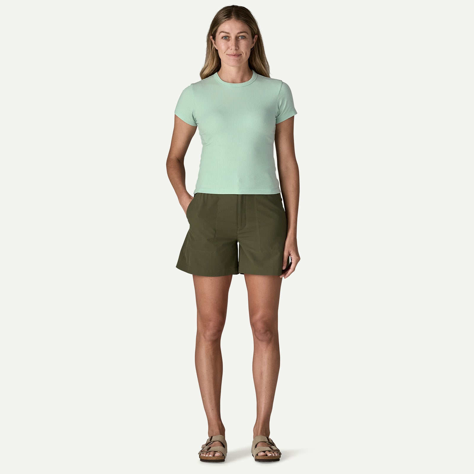 Patagonia W Rib Knit Top THIN ICE
