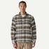 Patagonia M LS Fjord Flannel BLIZZARD SALT GREY