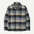 Patagonia M Fjord Flannel HIBERNATE SUNKEN BLUE