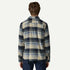 Patagonia M Fjord Flannel HIBERNATE SUNKEN BLUE
