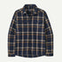 Patagonia M LS Fjord Flannel Shirt CROSSING: NEW NAVY