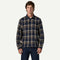 Patagonia M LS Fjord Flannel Shirt CROSSING: NEW NAVY