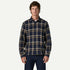 Patagonia M LS Fjord Flannel Shirt CROSSING: NEW NAVY