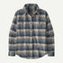 Patagonia W Fjord Flannel RIVER PLAID BARNACLE BLUE