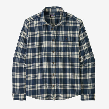 Patagonia M LW Fjord Flannel Shirt BASE CAMP NEW NAVY