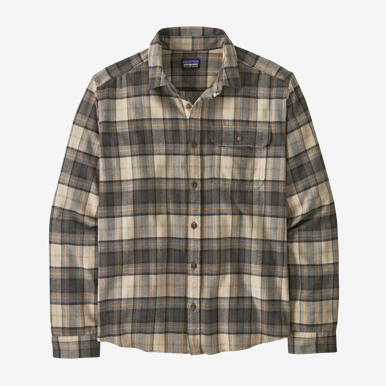 Patagonia M LS LW Fjord Flannel SPOTTER: FORGE GREY