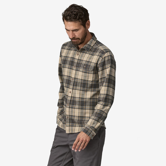 Patagonia M LS LW Fjord Flannel SPOTTER: FORGE GREY