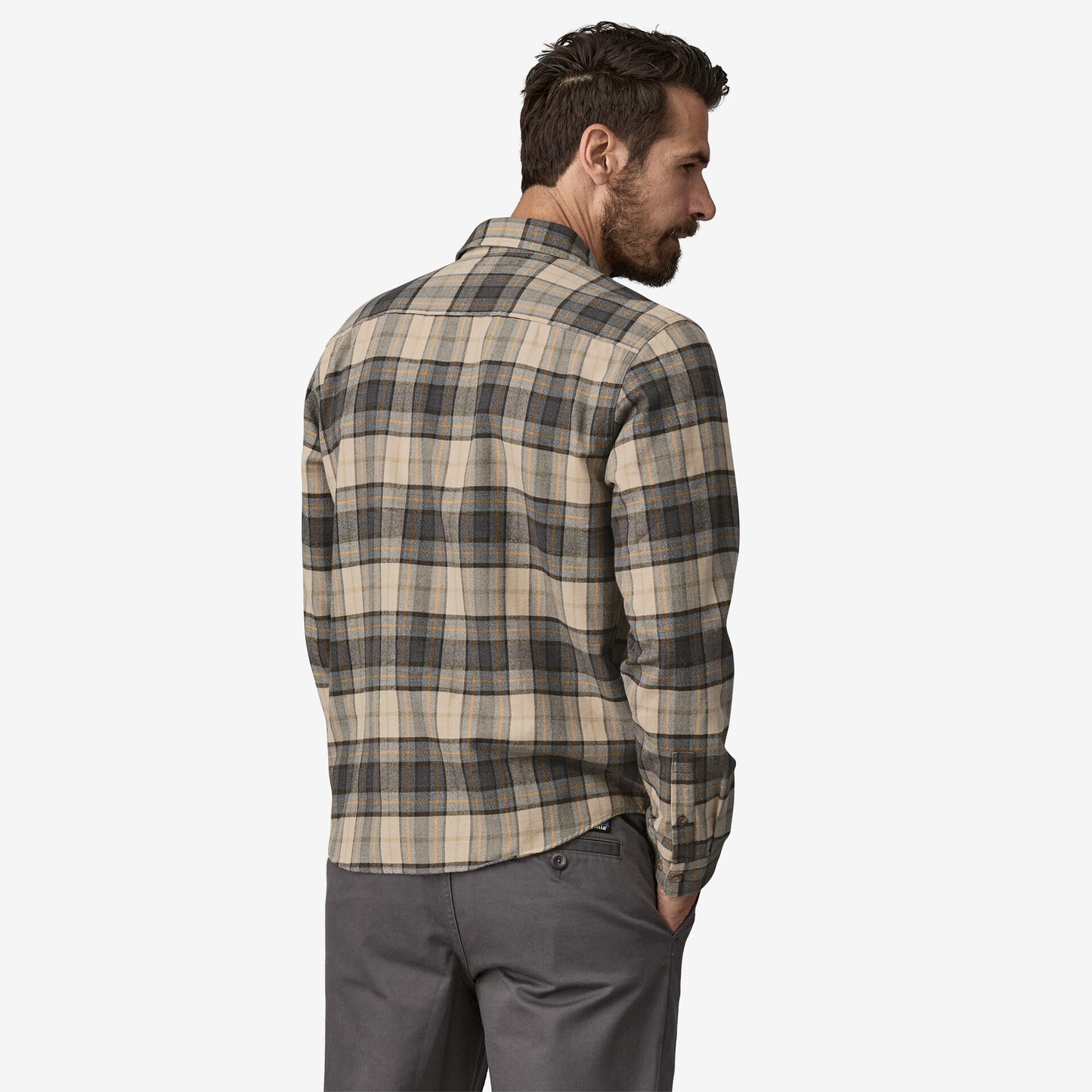 Patagonia M LS LW Fjord Flannel SPOTTER: FORGE GREY