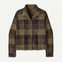 Patagonia W LW Fjord Flannel Camp Shirt SNOW OWL BASIN GREEN