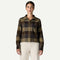 Patagonia W LW Fjord Flannel Camp Shirt SNOW OWL BASIN GREEN