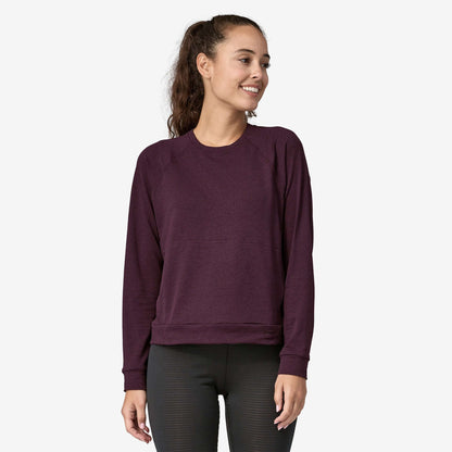 Patagonia W LS Cap Thermal Crew NIGHT PLUM: OBSIDIAN