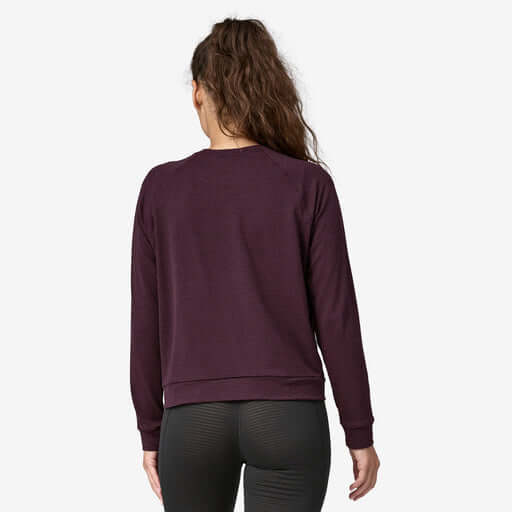 Patagonia W LS Cap Thermal Crew NIGHT PLUM: OBSIDIAN