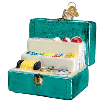 Old World Chrismas Ornament TACKLE BOX