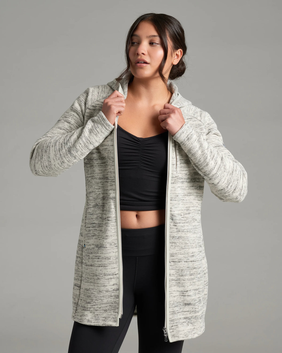 KUHL W Avaline Long Sweater Fleece ASH