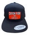 Riverbed Threads Catch Fish & Chill Trucker BLACK