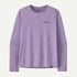 Patagonia M LS Cap Cool Daily Boardshort Logo CONCRETE PURPLE