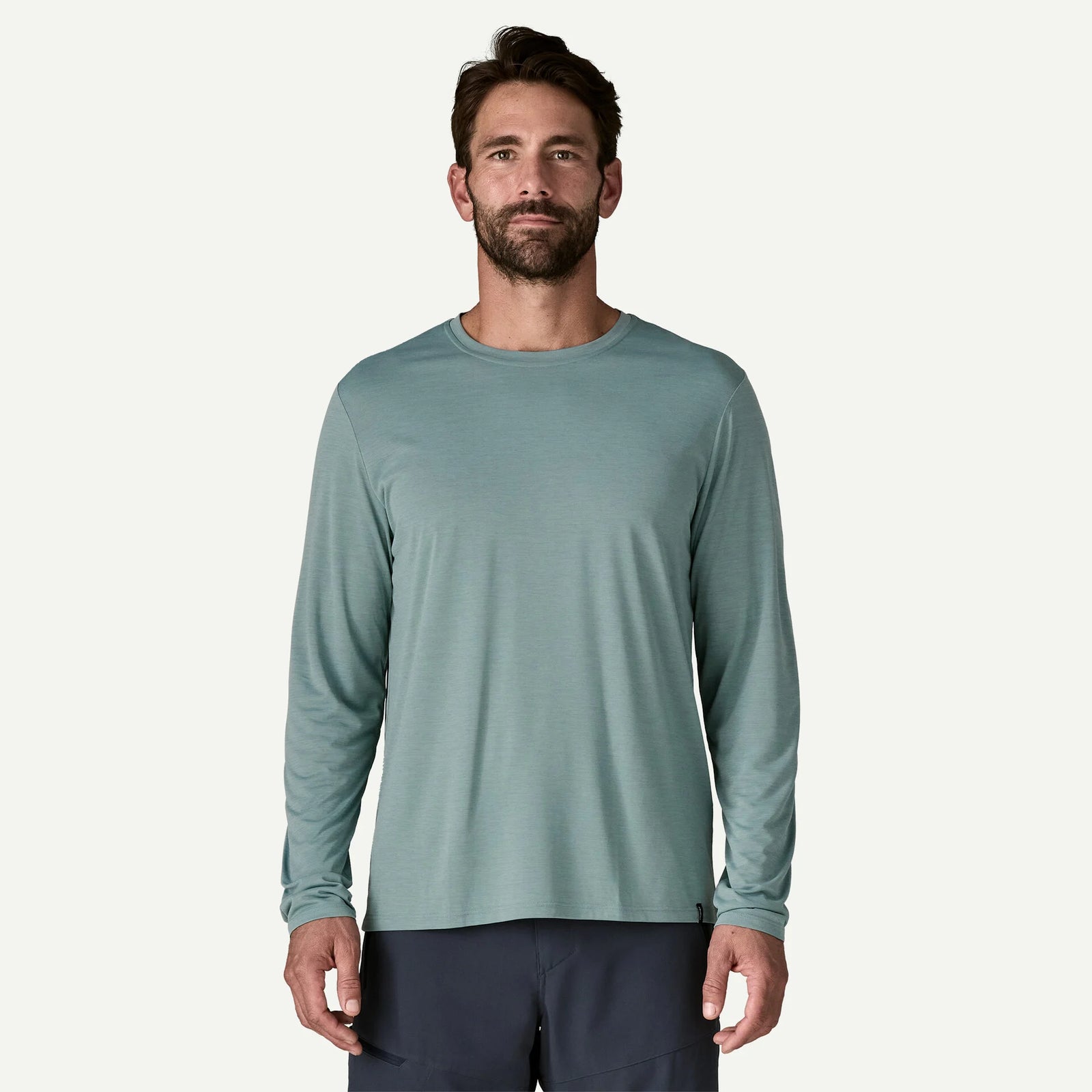 Patagonia M LS Cap Cool Daily Shirt BLUE SAGE / LIGHT BLUE SAGE X-DYE