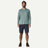 Patagonia M LS Cap Cool Daily Shirt BLUE SAGE / LIGHT BLUE SAGE X-DYE