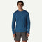 Patagonia M LS Cap Cool Daily CLEMENT BLUE: LIGHT CLEMENT BLUE X-DYE