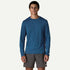 Patagonia M LS Cap Cool Daily CLEMENT BLUE: LIGHT CLEMENT BLUE X-DYE
