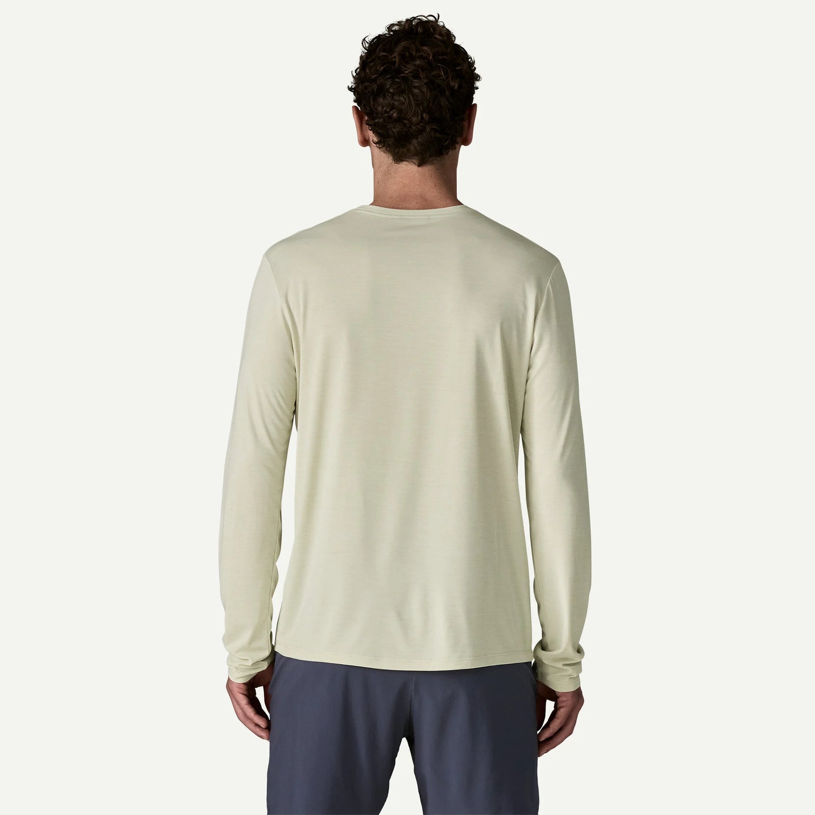 Patagonia M LS Cap Cool Daily Shirt DYNO WHITE