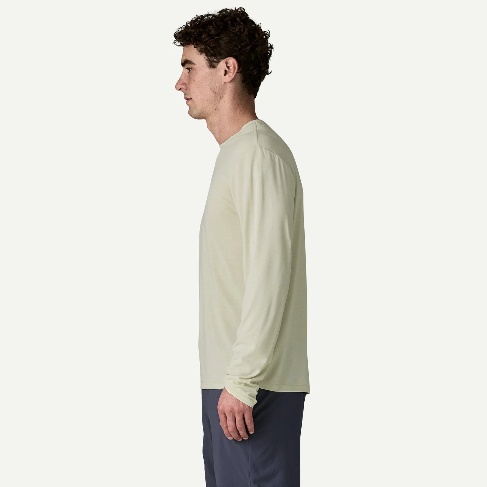 Patagonia M LS Cap Cool Daily Shirt DYNO WHITE