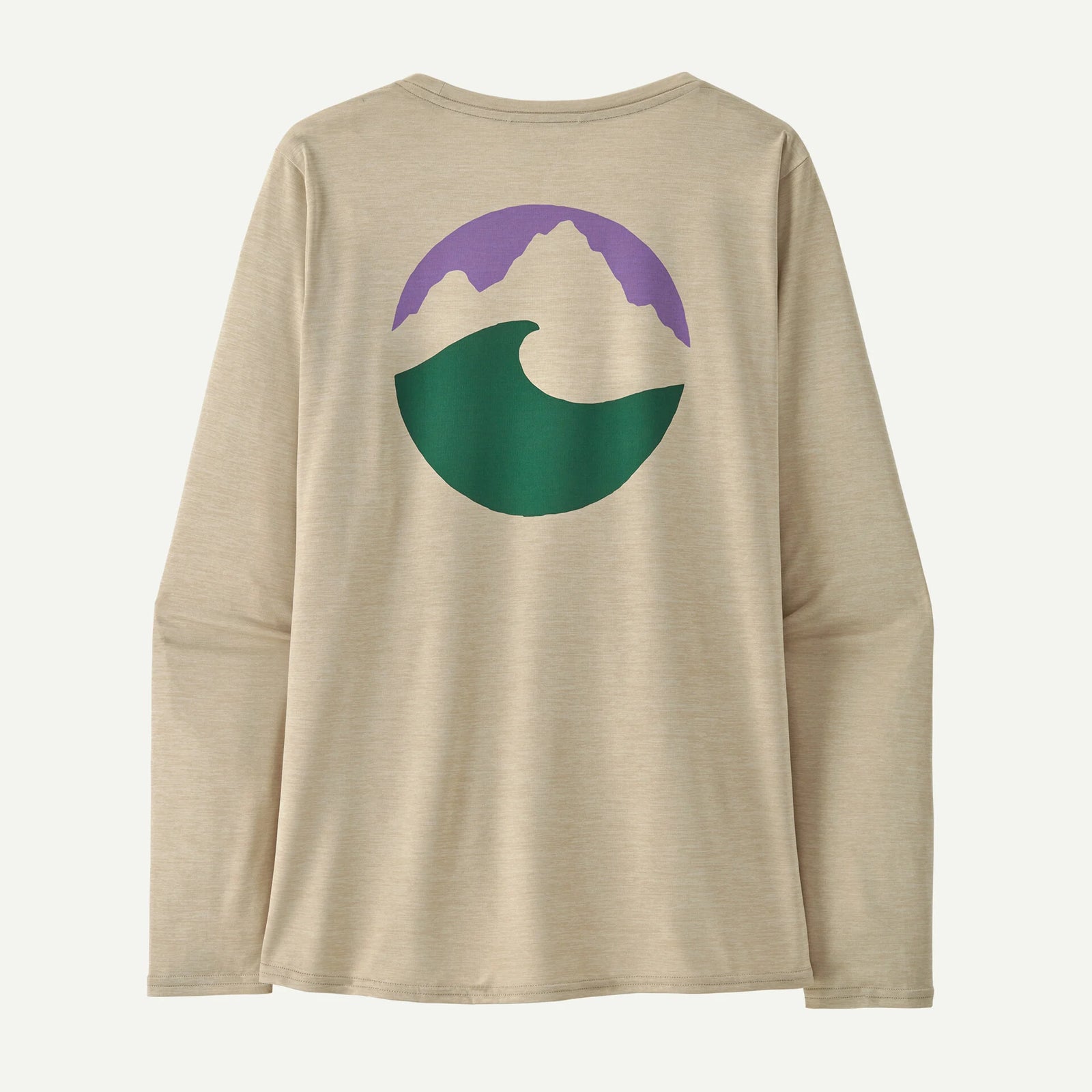 Patagonia W LS Cap Cool APPLIED IMAGINATION PUMICE
