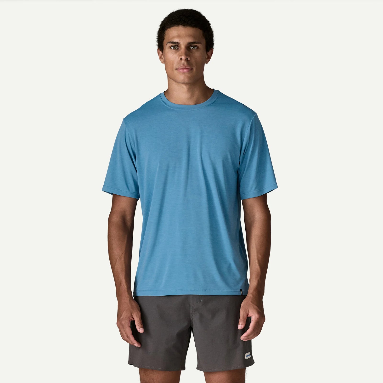 Patagonia M SS Cap Cool SHORE BLUE LIGHT SHORE