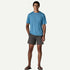 Patagonia M SS Cap Cool SHORE BLUE LIGHT SHORE