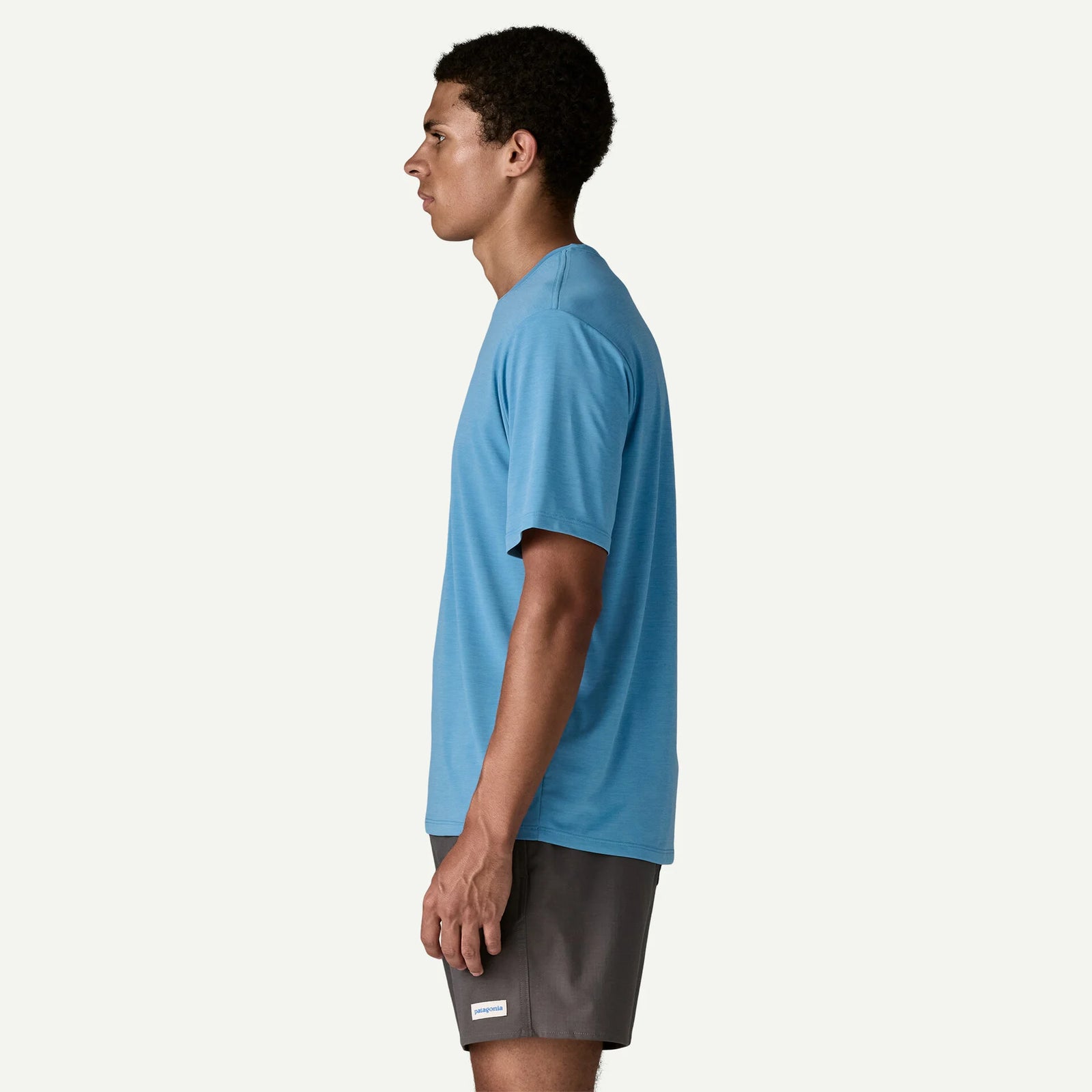 Patagonia M SS Cap Cool SHORE BLUE LIGHT SHORE