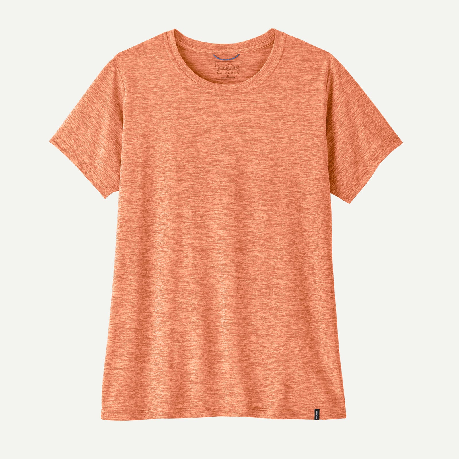 Patagonia W SS Cap Cool Daily Shirt PEACH SHERBERT