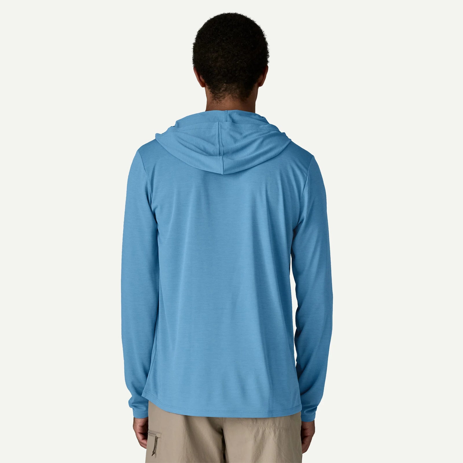 Patagonia M LS Cap Cool Daily Hoody SHORE BLUE